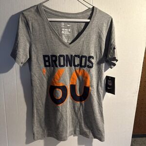 NFL Team Nike Women's Broncos Jersey Small  #60 Football Brand‎ New V Neck